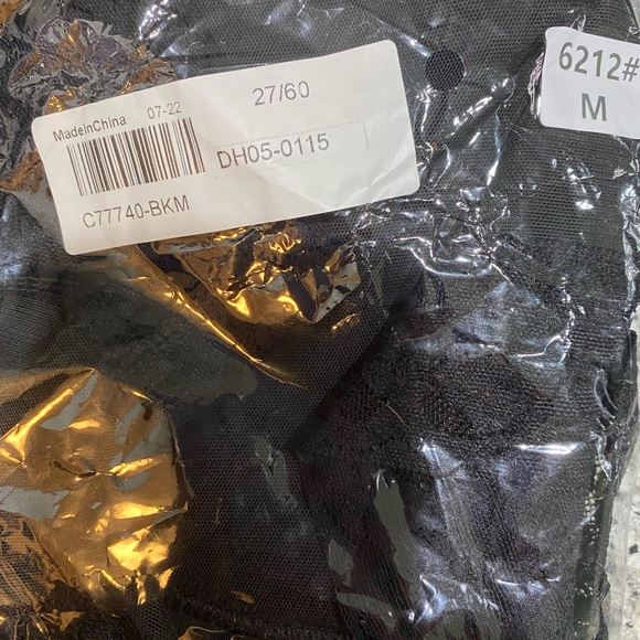 Black Lace Trim Body Shaping Tummy Control Butt Lift High Waisted Briefs size M - Picture 9 of 11